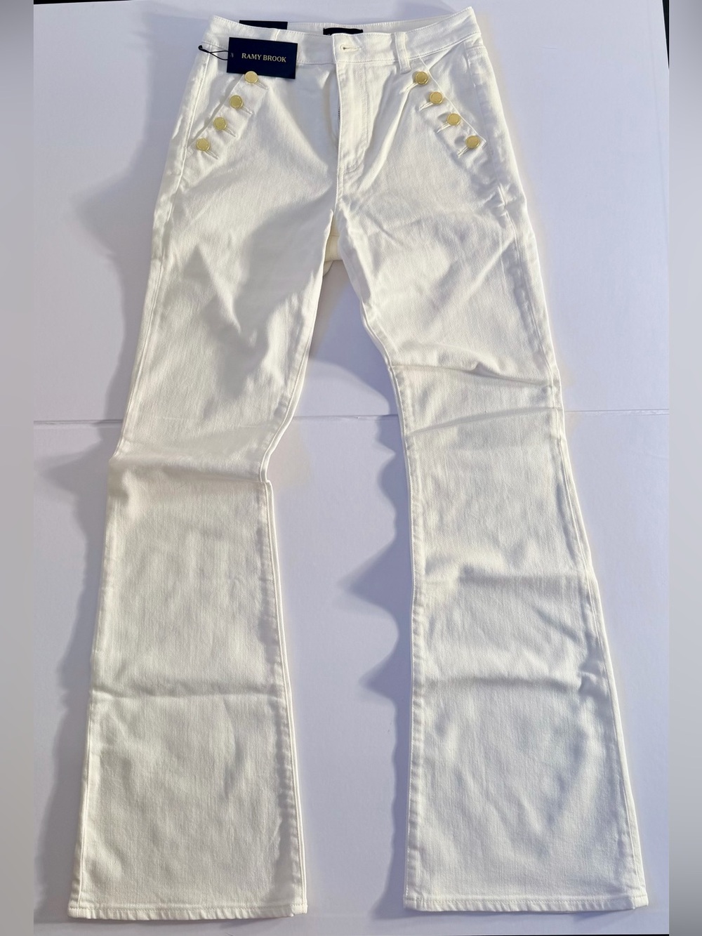 Ramy Brook Women's Helena NWT Sz 28 White Jeans